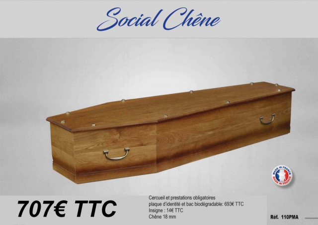 Cercueil Social Chêne
